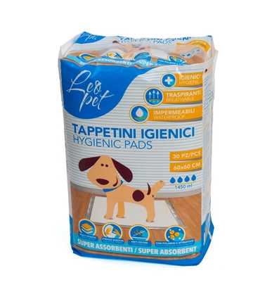 Picture of Leopet nappies super absorbent with adhesive strip 60x60cm